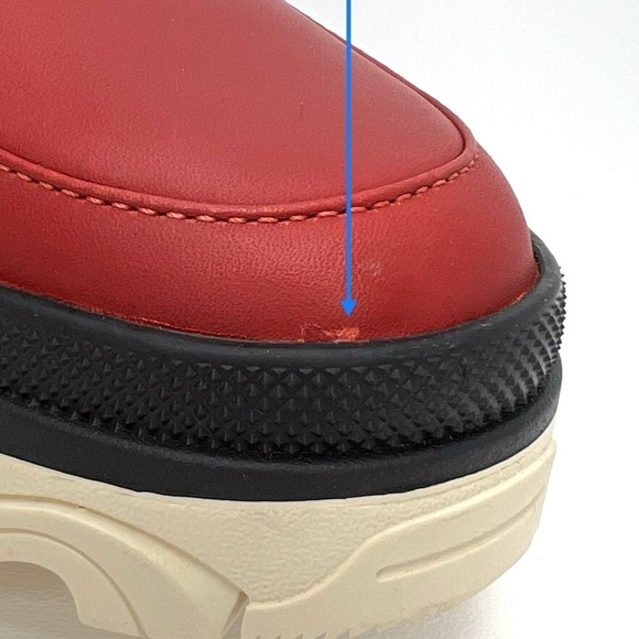 Sorel Brex Ankle Boots Womens Size 8 Leather Waterproof Red Black Bootie New NWT - Picture 7 of 9